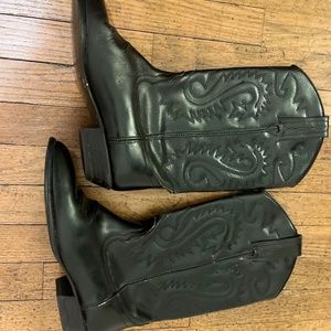 Real Leather Cowboy boots - Vintage 7.5